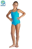 BODY LYCRA SPALLINE TINTA UNITA TURCHESE BAMBINA